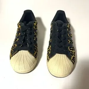 ADIDAS SUPERSTAR 2 W Animal Pack Leopard Print Edition black Women Size 6.0